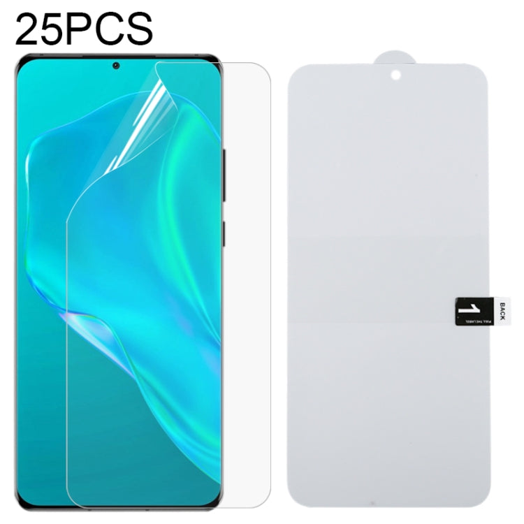25 PCS Full Screen Protector Pellicola idrogel antideflagrante, For OPPO Find X3 Pro (25 PCS), For OPPO Find X3 (25 PCS), For Huawei P50 (25 PCS), For Huawei P50 Pro (25 PCS), For Huawei P50 Pro+ (25 PCS), For Xiaomi Redmi Note 10 (25 PC)              ...