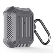 Auricolari wireless Custodia protettiva in TPU antiurto per bagagli in fibra di carbonio, For AirPods 1/2, For AirPods Pro