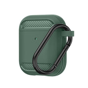 Auricolari wireless Custodia protettiva in TPU antiurto con armatura in fibra di carbonio, For AirPods 1/2, For AirPods Pro