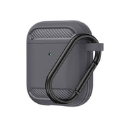 Auricolari wireless Custodia protettiva in TPU antiurto con armatura in fibra di carbonio, For AirPods 1/2, For AirPods Pro