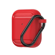 Auricolari wireless Custodia protettiva in TPU antiurto con armatura in fibra di carbonio, For AirPods 1/2, For AirPods Pro