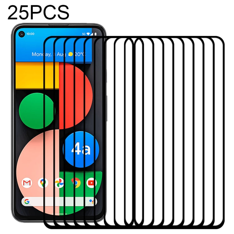 Pellicola in vetro temperato a schermo intero con colla intera da 25 pezzi, For Google Pixel 4a 5G (25 PCS), For Asus ROG Phone 5 / 5 Pro / 5 Ultimate (25 PCS)