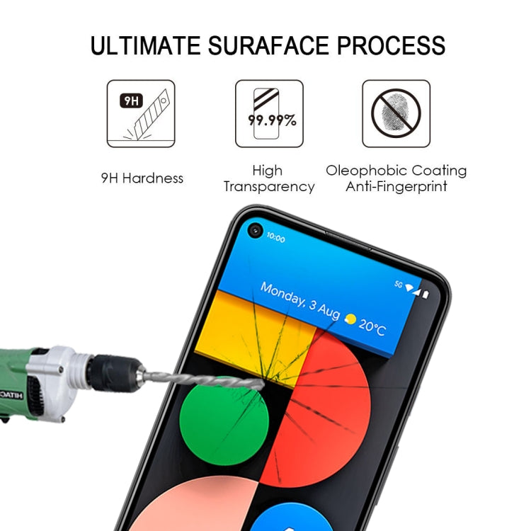 Pellicola in vetro temperato per protezione dello schermo a copertura totale con colla completa, For Google Pixel 4a 5G (1 PC), For Asus ROG Phone 5 / 5 Pro / 5 Ultimate (1 PCS)