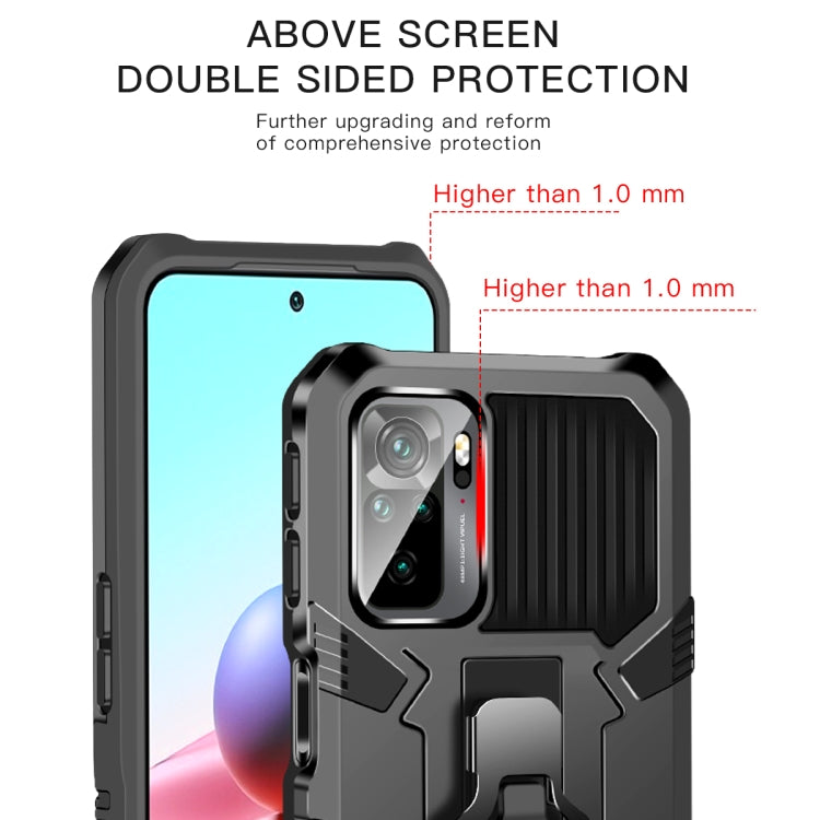 Armor Warrior Custodia protettiva antiurto per PC + TPU, For Xiaomi Poco F3, For Xiaomi Redmi Note 10 / 10S, For Xiaomi Redmi K40 Pro+