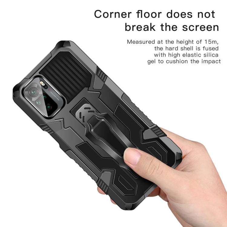 Armor Warrior Custodia protettiva antiurto per PC + TPU, For Xiaomi Poco F3, For Xiaomi Redmi Note 10 / 10S, For Xiaomi Redmi K40 Pro+