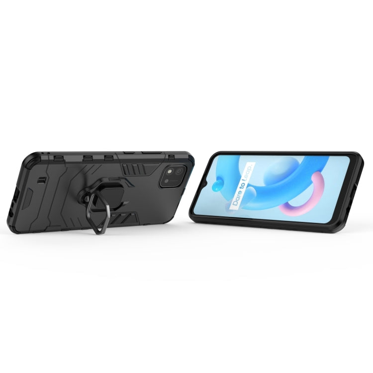 Custodia protettiva antiurto per PC + TPU con supporto per anello magnetico, For OPPO Realme C20
