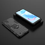 Custodia protettiva antiurto per PC + TPU con supporto per anello magnetico, For OPPO Realme C20