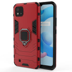 Custodia protettiva antiurto per PC + TPU con supporto per anello magnetico, For OPPO Realme C20