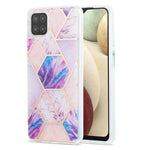 Custodia TPU con motivo marmo per Samsung Galaxy A12