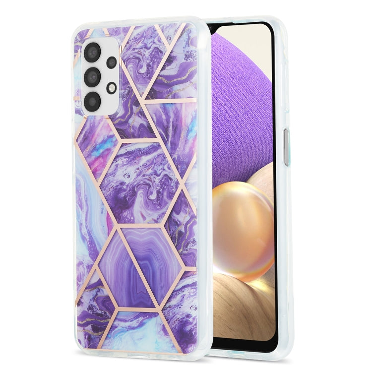 Custodia TPU con motivo marmo per Samsung Galaxy A12