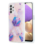 Custodia TPU con motivo marmo per Samsung Galaxy A12