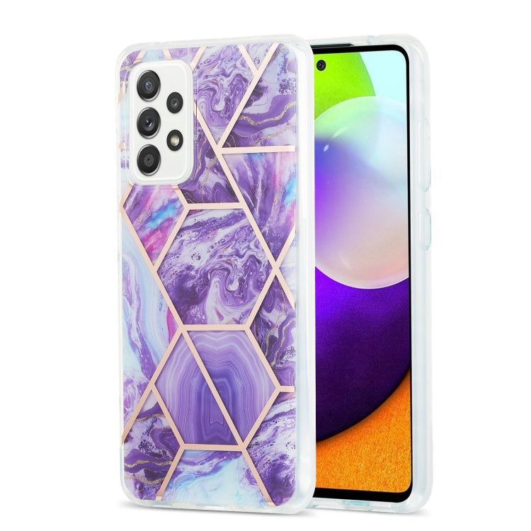 Custodia TPU con motivo marmo per Samsung Galaxy A12