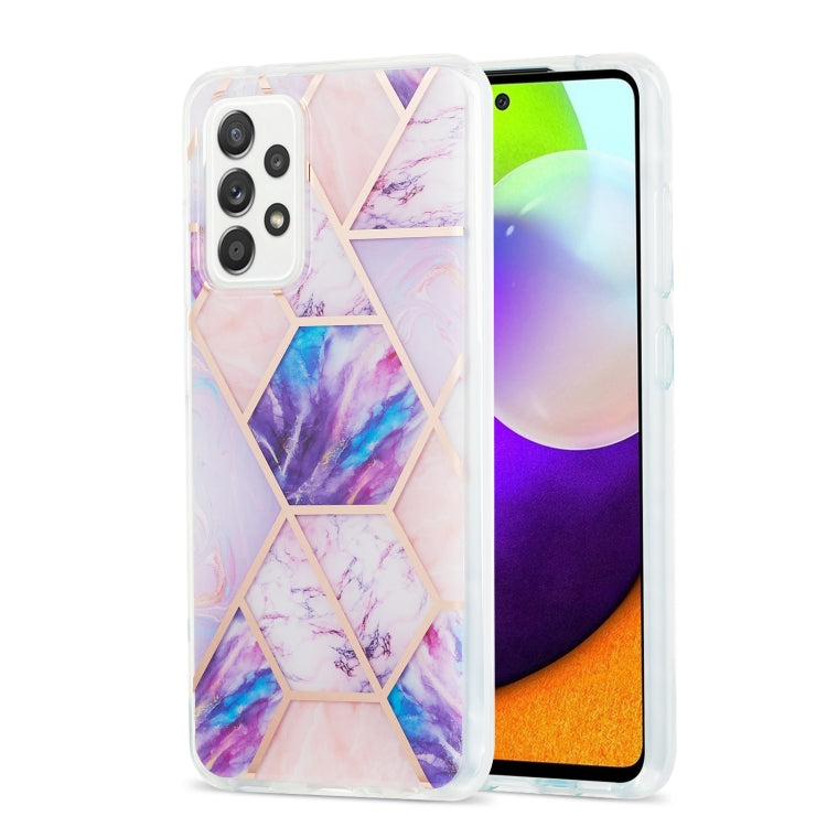 Custodia TPU con motivo marmo per Samsung Galaxy A12