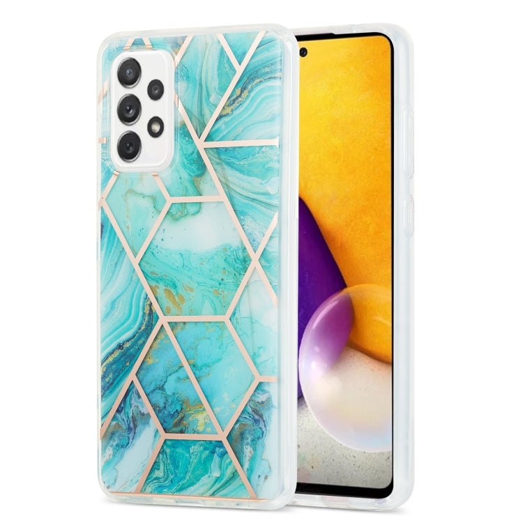 Custodia TPU con motivo marmo per Samsung Galaxy A72