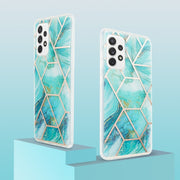 Custodia TPU con motivo marmo per Samsung Galaxy A72
