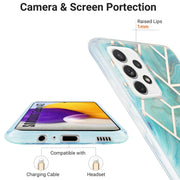Custodia TPU con motivo marmo per Samsung Galaxy A72