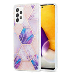 Custodia TPU motivo marmo per Samsung Galaxy A72