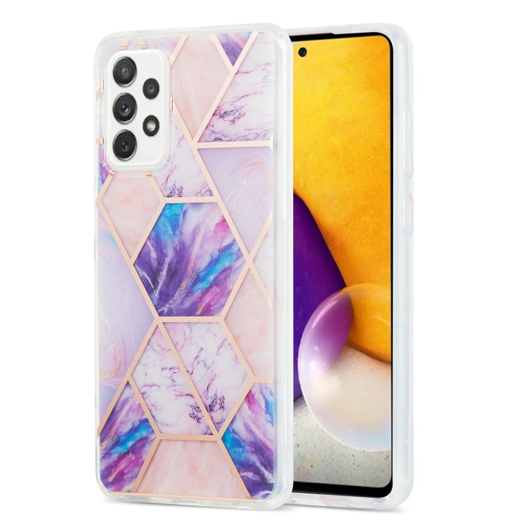 Custodia TPU motivo marmo per Samsung Galaxy A72