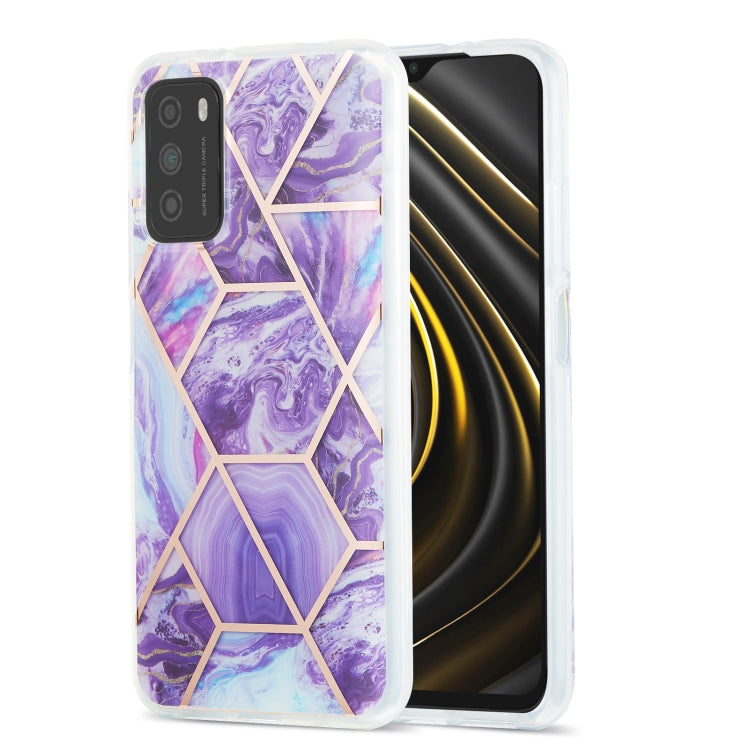 Custodia TPU con motivo marmo per Samsung Galaxy A12