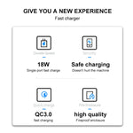 Caricabatterie rapido WK WP-U57 Max 18W con cavo USB-C