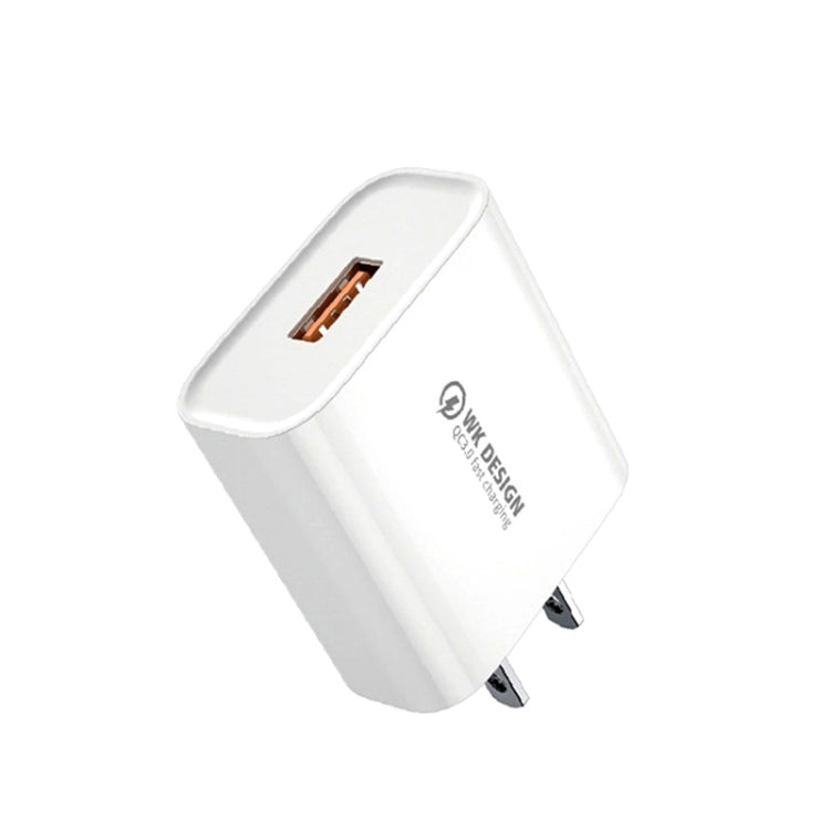 Caricabatterie rapido 18W con cavo USB a 8 pin bianco