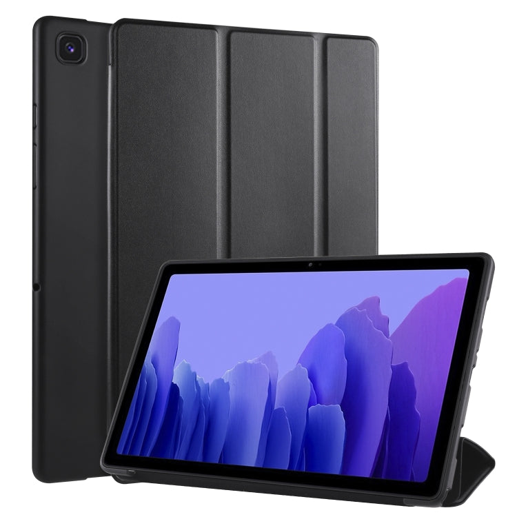 Flip orizzontale a 3 pieghe a nido d'ape in TPU antiurto + custodia in pelle PU con supporto, For Samsung Galaxy A7 10.4 (2020) T500