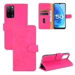 Tinta unita Skin Feel Fibbia magnetica Flip orizzontale Custodia in pelle PU con struttura in vitello con supporto e slot per schede e portafoglio, For OPPO A55 5G, For OPPO Reno5 Pro+, For OPPO Find X3 Neo