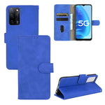 Tinta unita Skin Feel Fibbia magnetica Flip orizzontale Custodia in pelle PU con struttura in vitello con supporto e slot per schede e portafoglio, For OPPO A55 5G, For OPPO Reno5 Pro+, For OPPO Find X3 Neo