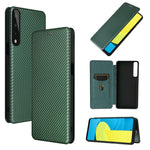 Struttura in fibra di carbonio Flip orizzontale magnetico Custodia in pelle TPU + PC + PU con slot per schede, For LG Stylo 7, For OPPO Realme V11 5G, For OPPO Reno5 Pro+, For OPPO Find X3 Neo, For Cubot C30, For OnePlus 9 Pro