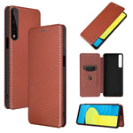 Struttura in fibra di carbonio Flip orizzontale magnetico Custodia in pelle TPU + PC + PU con slot per schede, For LG Stylo 7, For OPPO Realme V11 5G, For OPPO Reno5 Pro+, For OPPO Find X3 Neo, For Cubot C30, For OnePlus 9 Pro