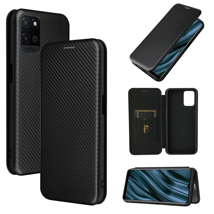 Struttura in fibra di carbonio Flip orizzontale magnetico Custodia in pelle TPU + PC + PU con slot per schede, For LG Stylo 7, For OPPO Realme V11 5G, For OPPO Reno5 Pro+, For OPPO Find X3 Neo, For Cubot C30, For OnePlus 9 Pro