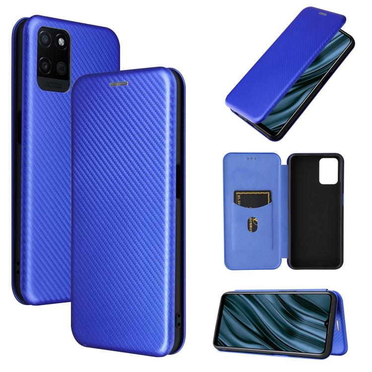 Struttura in fibra di carbonio Flip orizzontale magnetico Custodia in pelle TPU + PC + PU con slot per schede, For LG Stylo 7, For OPPO Realme V11 5G, For OPPO Reno5 Pro+, For OPPO Find X3 Neo, For Cubot C30, For OnePlus 9 Pro