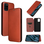 Struttura in fibra di carbonio Flip orizzontale magnetico Custodia in pelle TPU + PC + PU con slot per schede, For LG Stylo 7, For OPPO Realme V11 5G, For OPPO Reno5 Pro+, For OPPO Find X3 Neo, For Cubot C30, For OnePlus 9 Pro