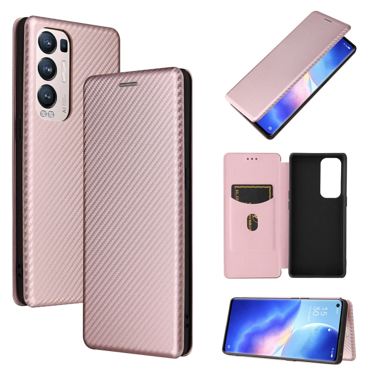 Struttura in fibra di carbonio Flip orizzontale magnetico Custodia in pelle TPU + PC + PU con slot per schede, For LG Stylo 7, For OPPO Realme V11 5G, For OPPO Reno5 Pro+, For OPPO Find X3 Neo, For Cubot C30, For OnePlus 9 Pro