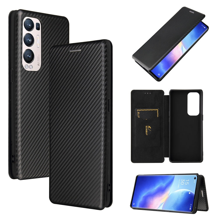 Struttura in fibra di carbonio Flip orizzontale magnetico Custodia in pelle TPU + PC + PU con slot per schede, For LG Stylo 7, For OPPO Realme V11 5G, For OPPO Reno5 Pro+, For OPPO Find X3 Neo, For Cubot C30, For OnePlus 9 Pro