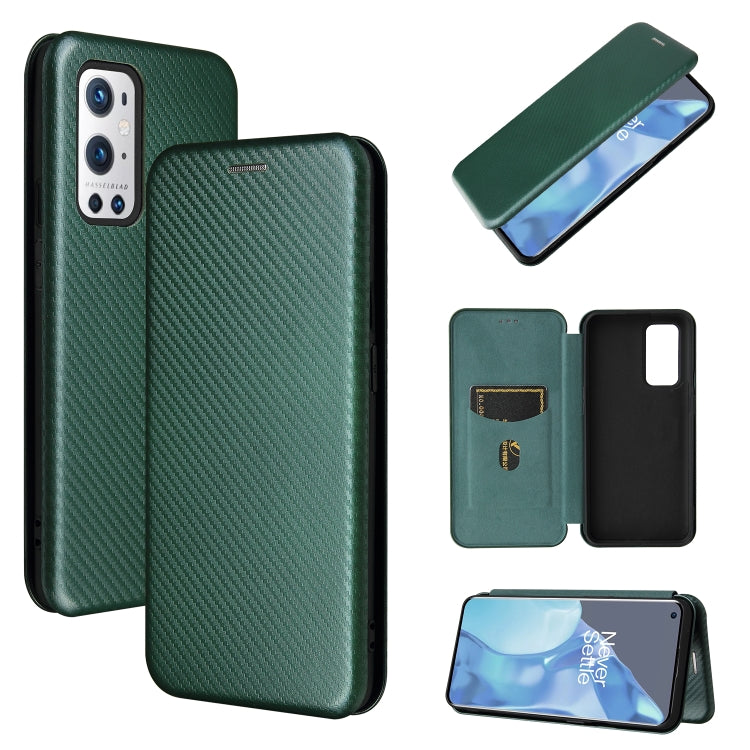 Struttura in fibra di carbonio Flip orizzontale magnetico Custodia in pelle TPU + PC + PU con slot per schede, For LG Stylo 7, For OPPO Realme V11 5G, For OPPO Reno5 Pro+, For OPPO Find X3 Neo, For Cubot C30, For OnePlus 9 Pro