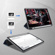 Custodia in pelle flip per iPad 10.2
