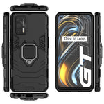 Custodia protettiva antiurto per PC + TPU con supporto per anello magnetico, For OPPO Realme GT 5G