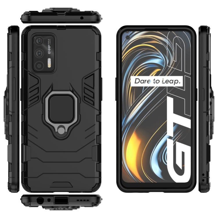 Custodia protettiva antiurto per PC + TPU con supporto per anello magnetico, For OPPO Realme GT 5G