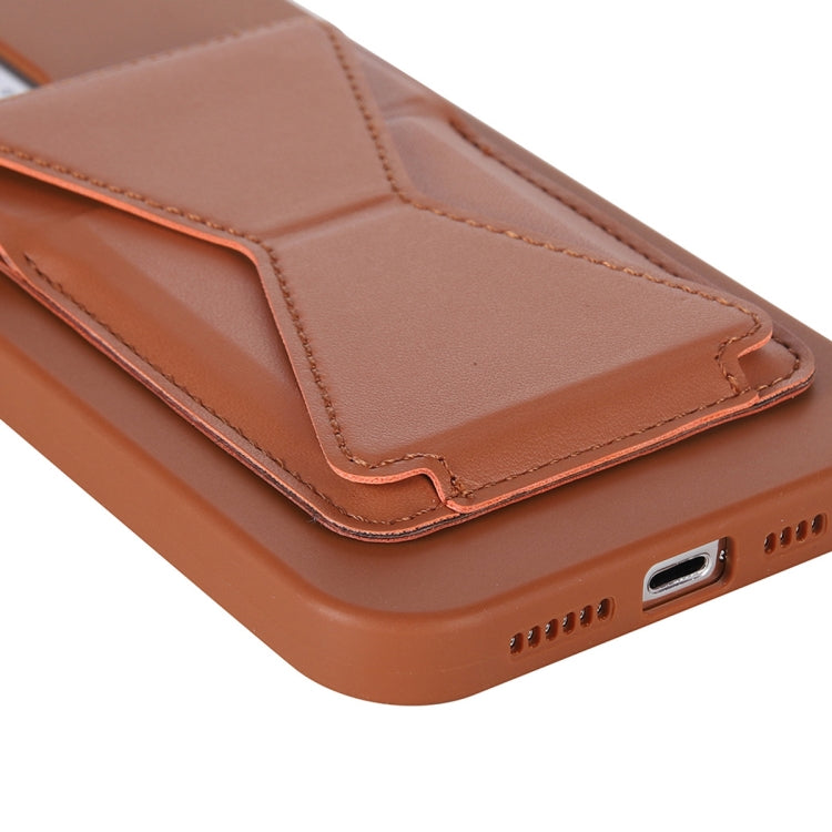 Custodia portafoglio magnetica in pelle per iPhone 12