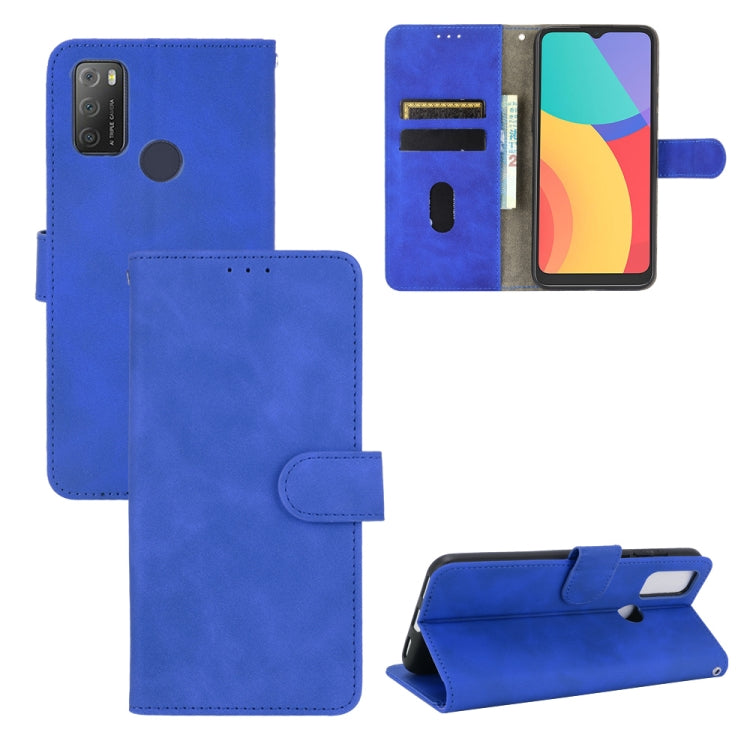 Tinta unita Skin Feel Fibbia magnetica Flip orizzontale Custodia in pelle PU con struttura in vitello con supporto e slot per schede e portafoglio, For Oppo A93 5G, For alcatel 1S (2021), For Xiaomi Mi 10S