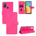 Tinta unita Skin Feel Fibbia magnetica Flip orizzontale Custodia in pelle PU con struttura in vitello con supporto e slot per schede e portafoglio, For Oppo A93 5G, For alcatel 1S (2021), For Xiaomi Mi 10S
