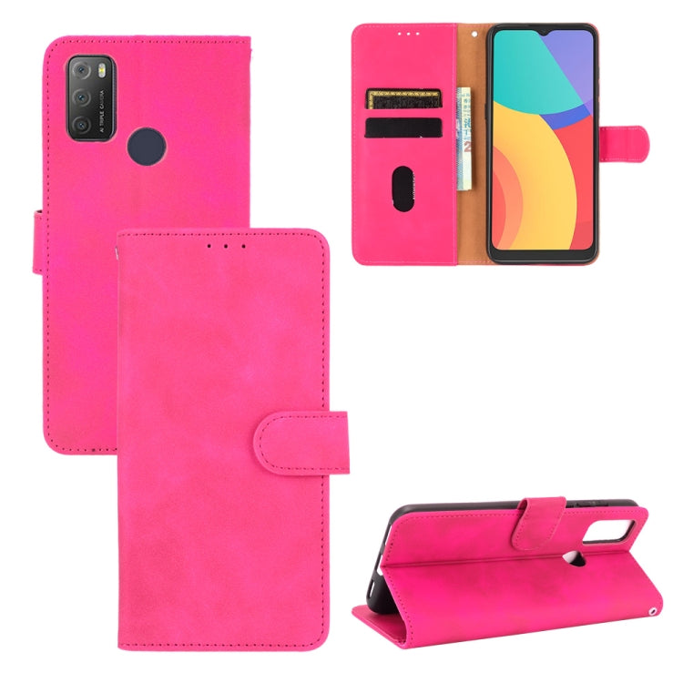 Tinta unita Skin Feel Fibbia magnetica Flip orizzontale Custodia in pelle PU con struttura in vitello con supporto e slot per schede e portafoglio, For Oppo A93 5G, For alcatel 1S (2021), For Xiaomi Mi 10S