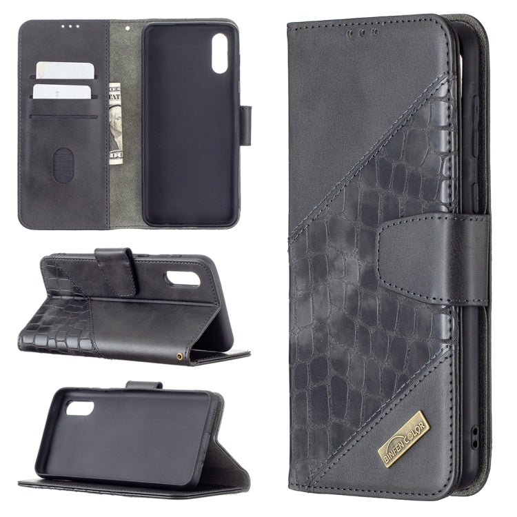 Custodia portafoglio in pelle sintetica per smartphone compatibil