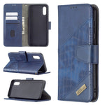 Custodia portafoglio in pelle sintetica per smartphone compatibil