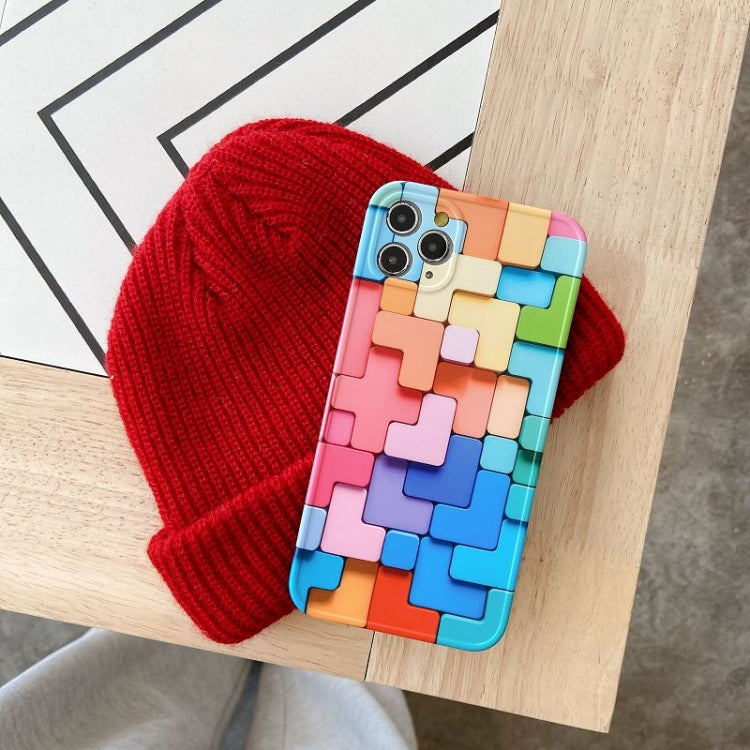 Custodia in TPU con motivo verniciato per iPhone 11 Pro Max