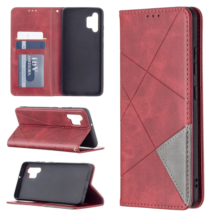 Custodia portafoglio in pelle con rotazione per Galaxy A32