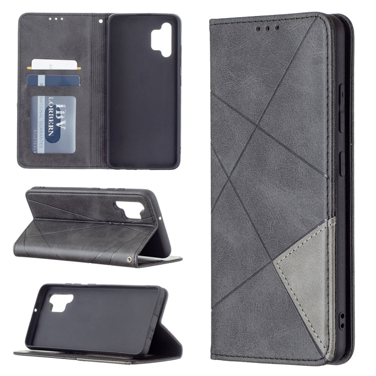 Custodia portafoglio in pelle con rotazione per Galaxy A32