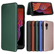 Custodia portafoglio magnetica in pelle TPU per Galaxy Xcover 5