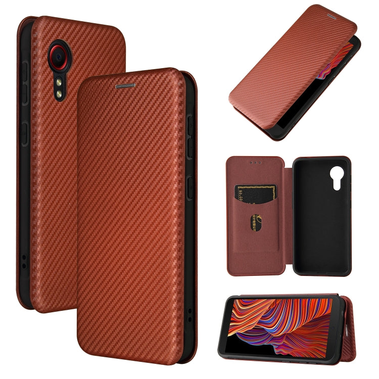 Custodia portafoglio magnetica in pelle per Galaxy Xcover 5